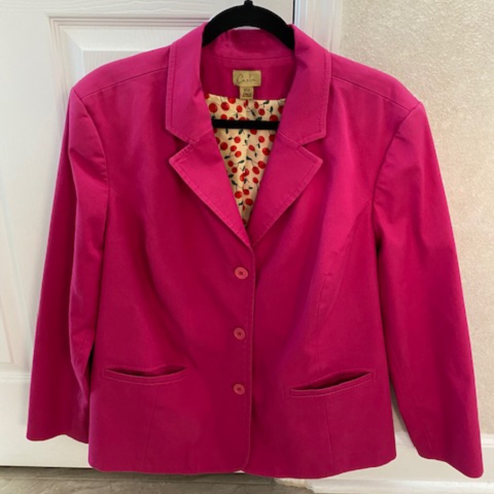 Caslon Blazer (Nordstrom Brand) Fuchsia Color